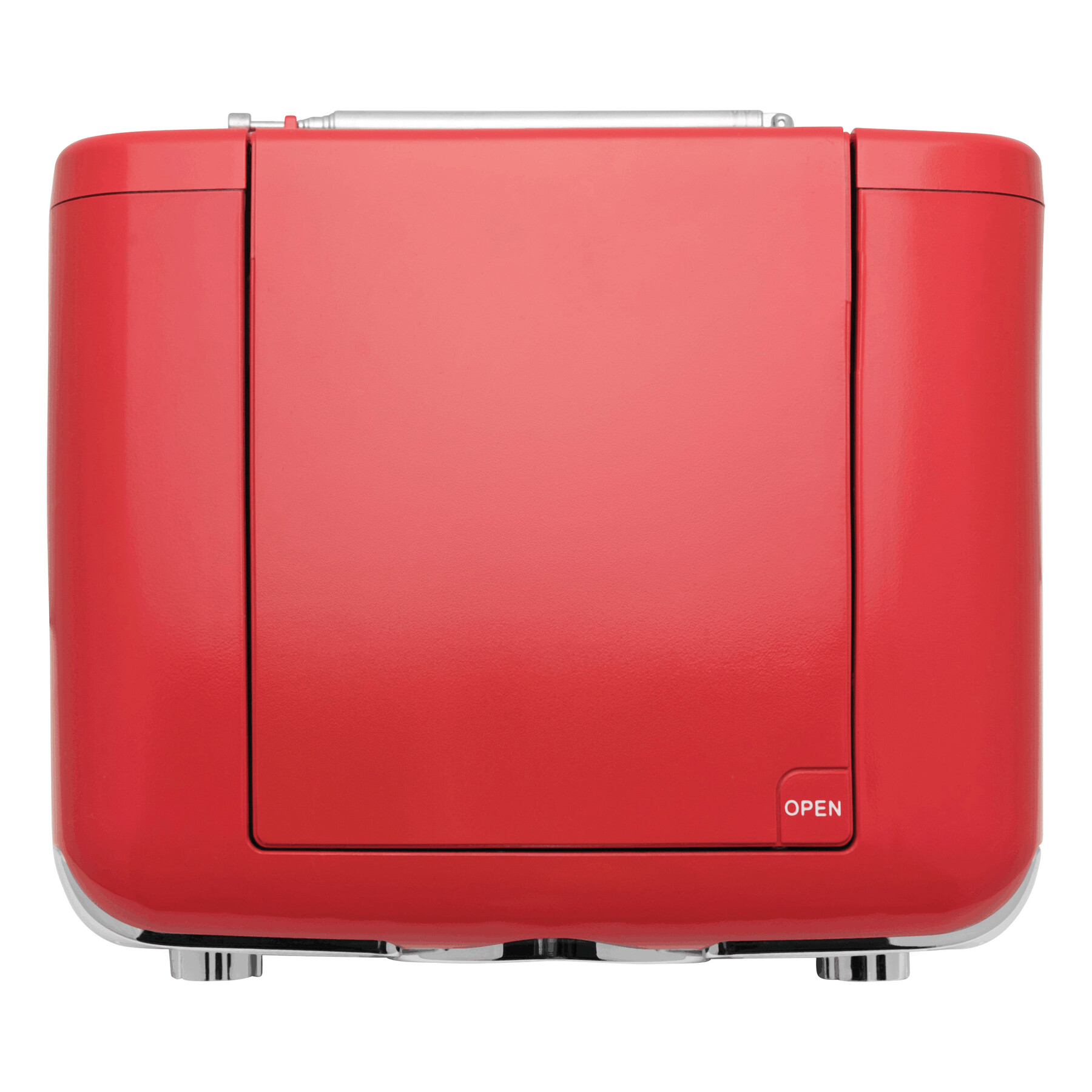 CD-Radiorekorder DINER, rot, silber