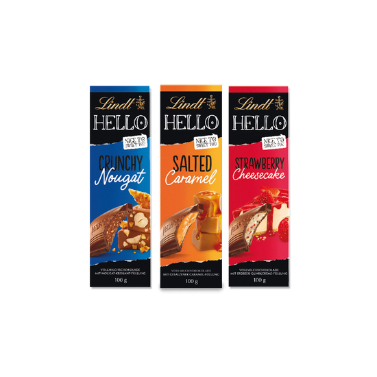 Schokoladentafel von Lindt HELLO