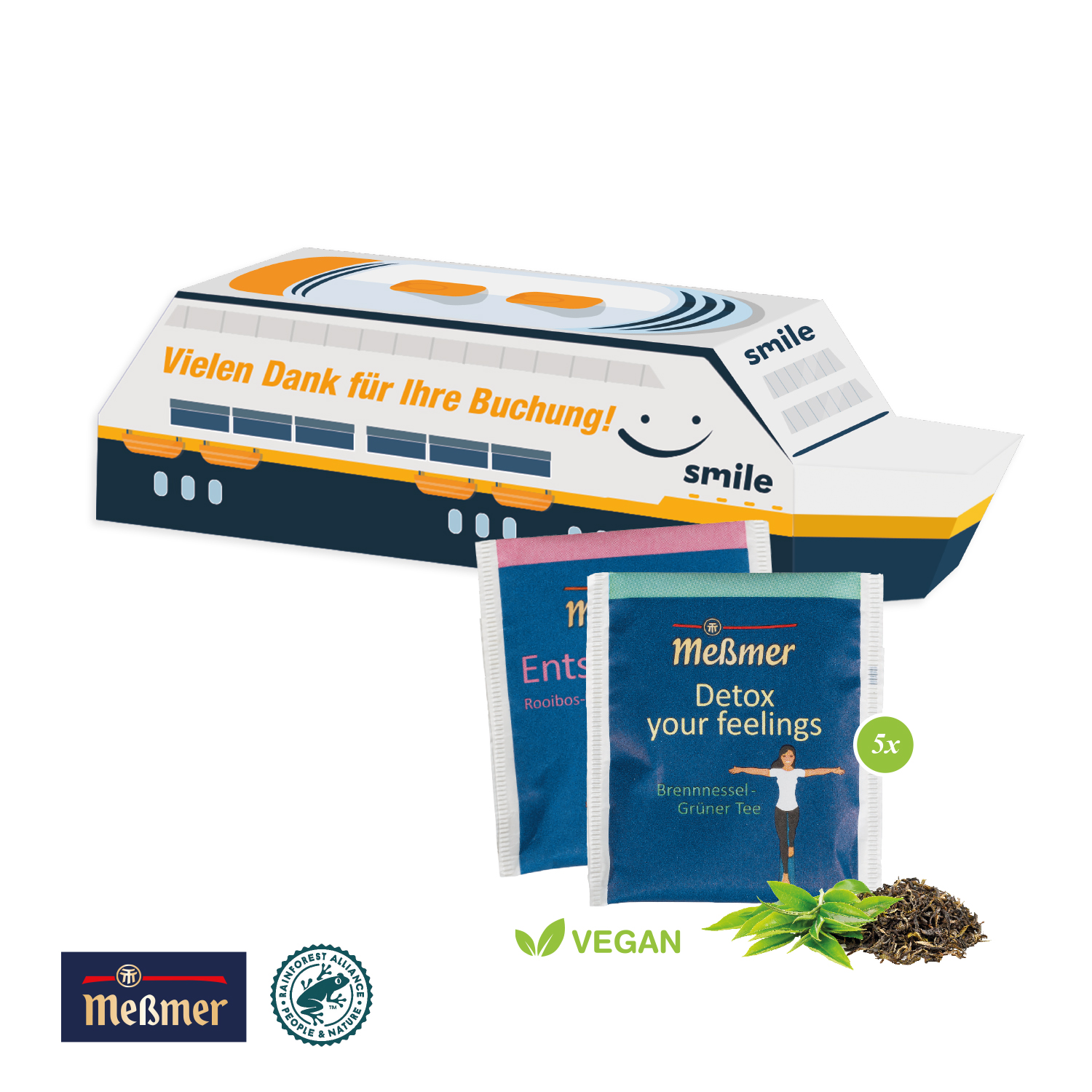 3D Präsent "Schiff" mit Meßmer