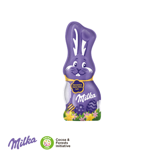 Milka Schmunzelhase in der Werbebox, 45 g