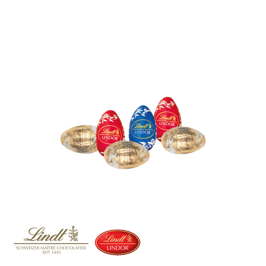 Schoko-Eier 6er Set mit Lindt Schokolade