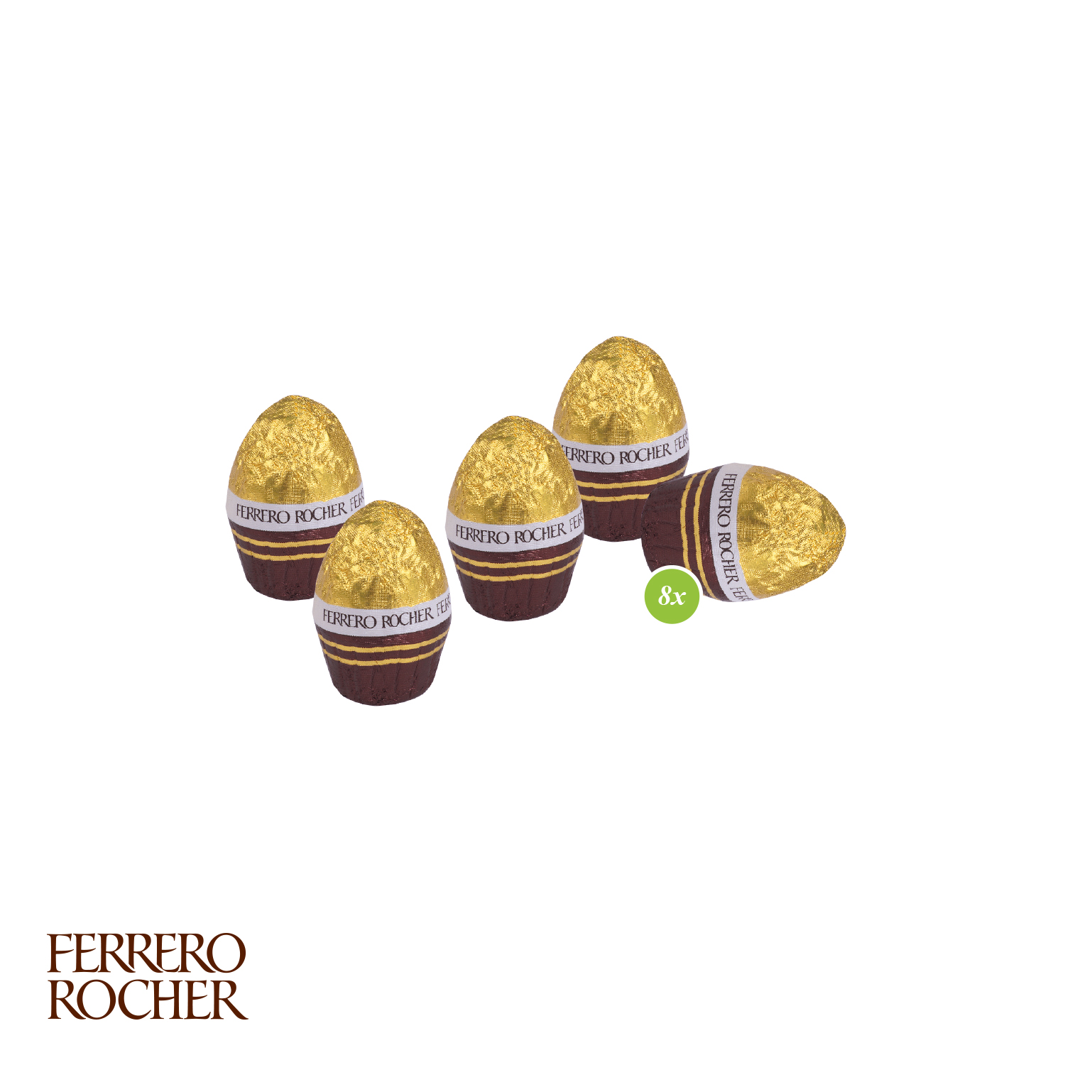 3D Präsent Häschen mit FERRERO Rocher Ostereier