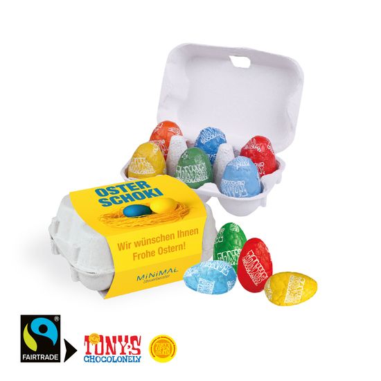 Schoko-Eier 6er mit Tony's Schokolade