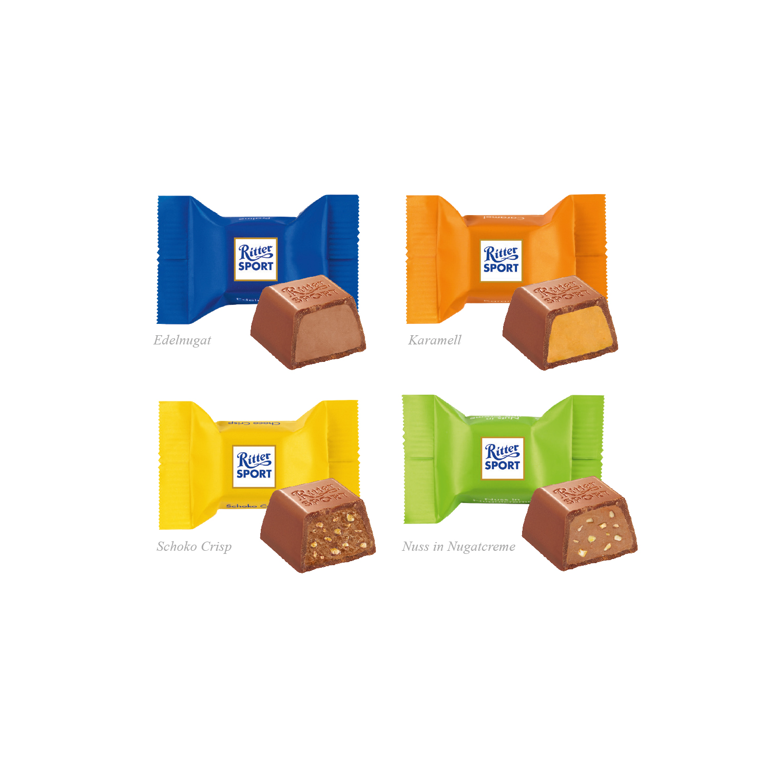 3D Präsent "Transporter" mit Ritter SPORT Schokowürfel