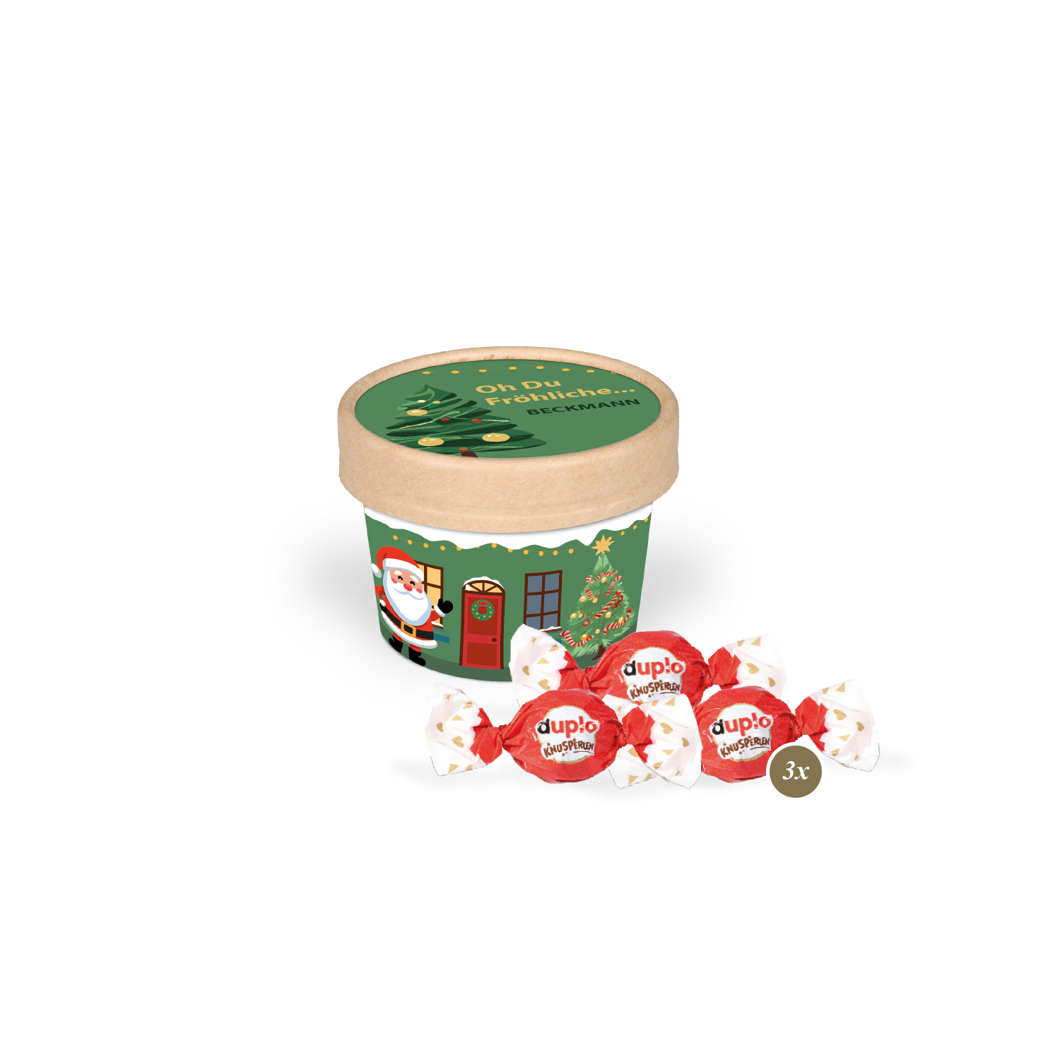 Christmas Paperbox mit duplo Knusperlen