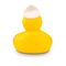 gelbe Werbeente Königin Quak mit Krone, Größe: ca. 8 cm. Inklusive Quietschventil