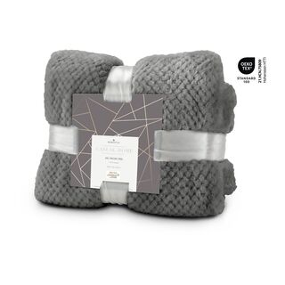 XXL Decke Feel grau - 220 x 240 cm, 275 g/m²