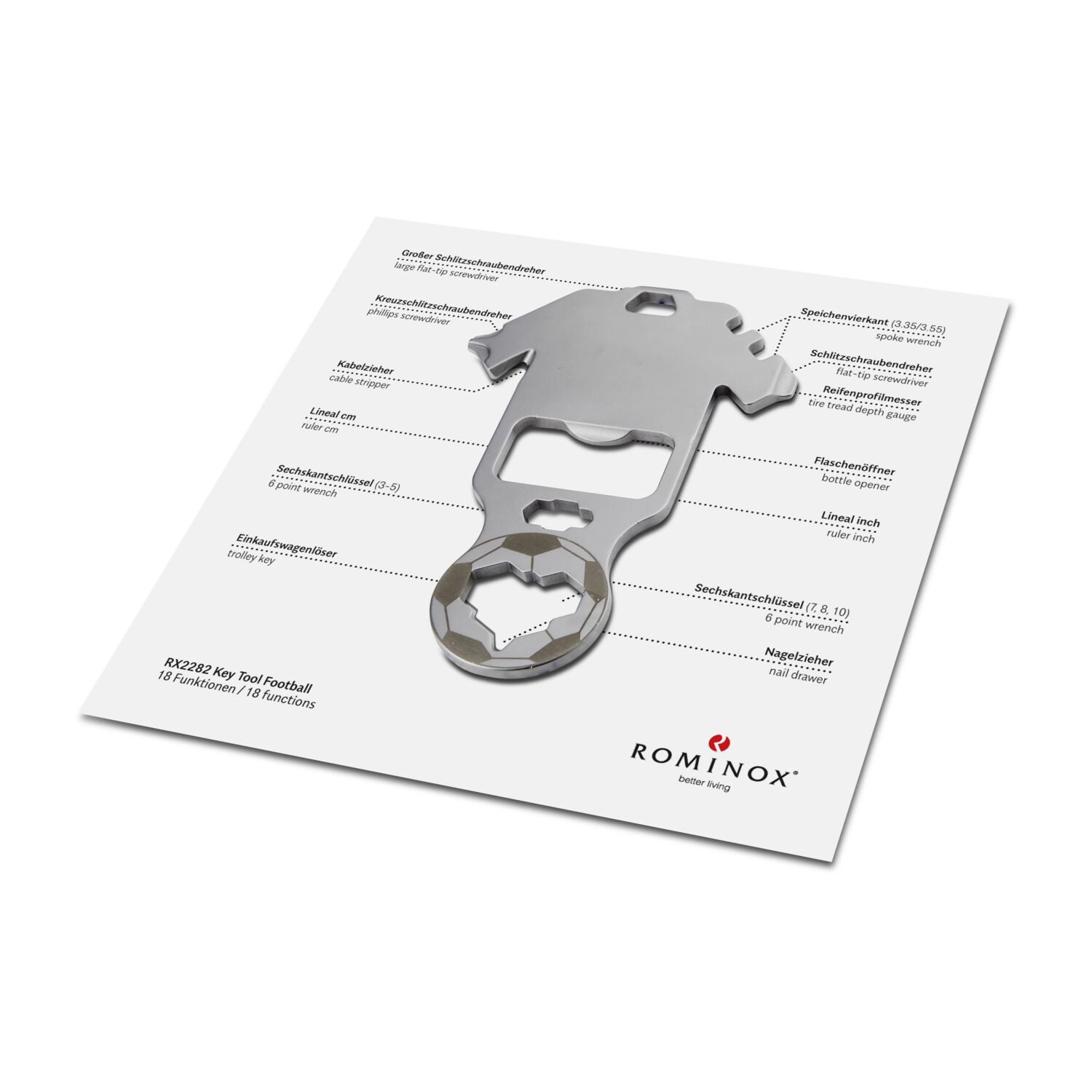 Key Tool in einem „Frohe Ostern”-Mäppchen inkl. Funktionsbeschreibung. „An die Werkzeuge, fertig, los“!