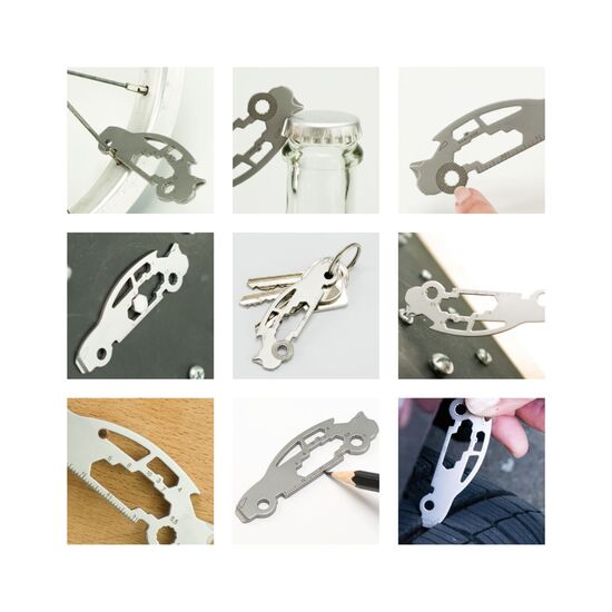 Key Tool in einem „Frohe Ostern”-Mäppchen inkl. Funktionsbeschreibung. „An die Werkzeuge, fertig, los“!