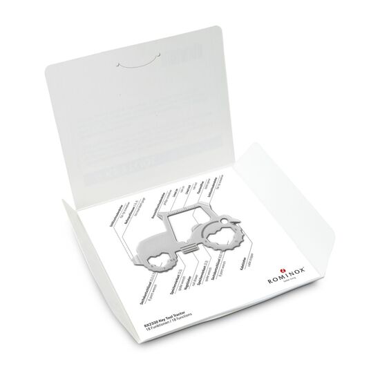 Key Tool in einem „Frohe Weihnachten”-Mäppchen inkl. Funktionsbeschreibung. „An die Werkzeuge, fertig, los“!