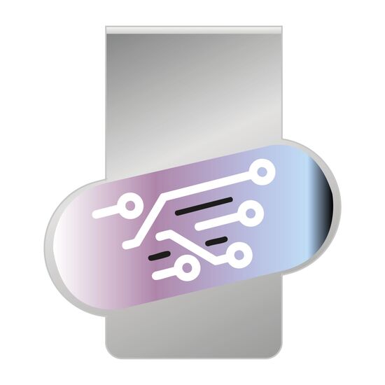 Mehrweg-Büroklammer Shape Clip, 9 Varianten, ideal für das Zusammenhalten von Dokumenten, bis zu 18 Seiten Klemmkraft