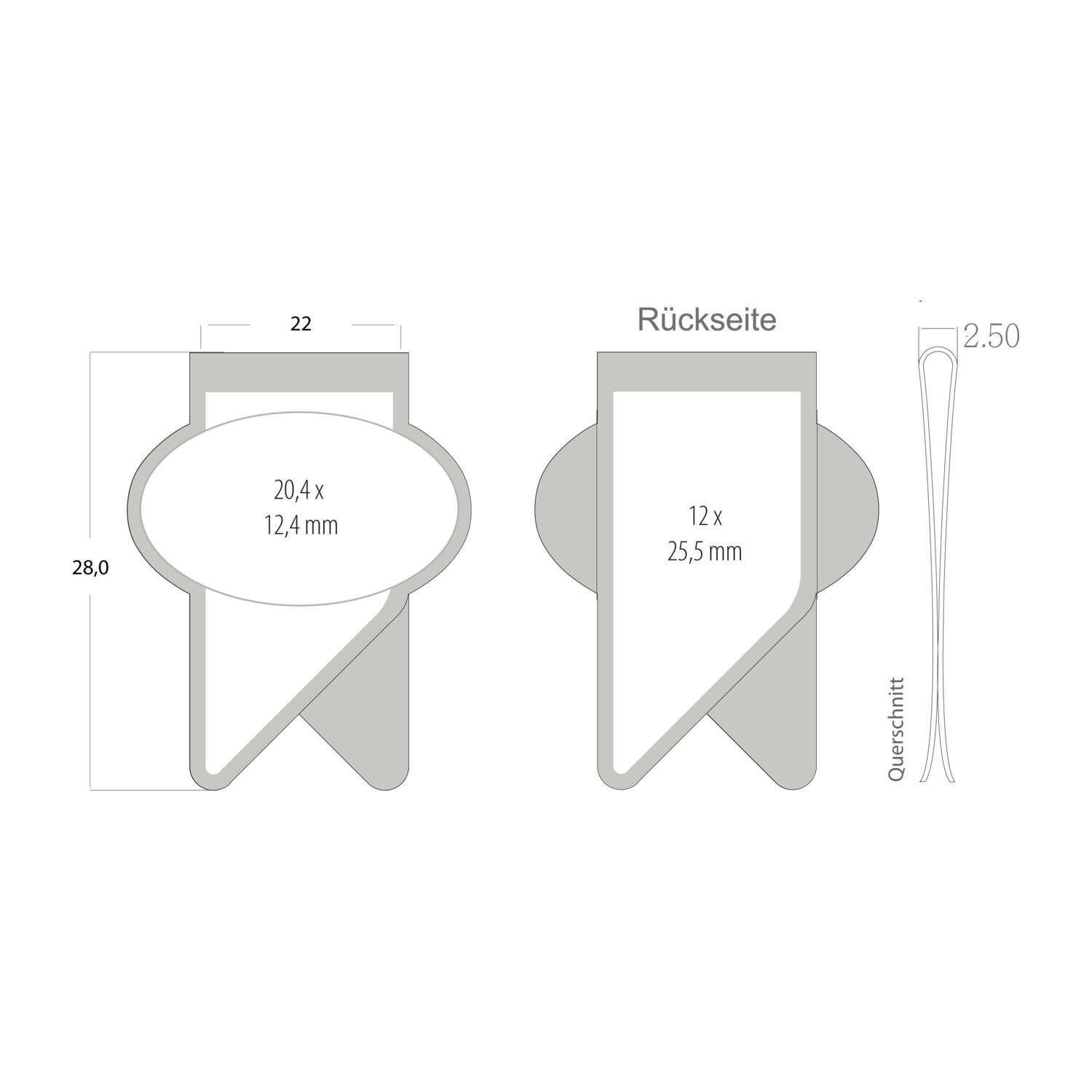 Mehrweg-Büroklammer X Clip, 5 Varianten, für eine geordnete Ablage Ihrer Dokumente, bis zu 12 Seiten Klemmkraft