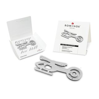 Multifunktionaler Schlüsselanhänger mit 18 Funktionen: Edelstahl Multitool inkl. Funktionsbeschreibung