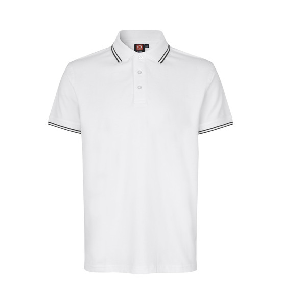 Kontrast Poloshirt | Stretch