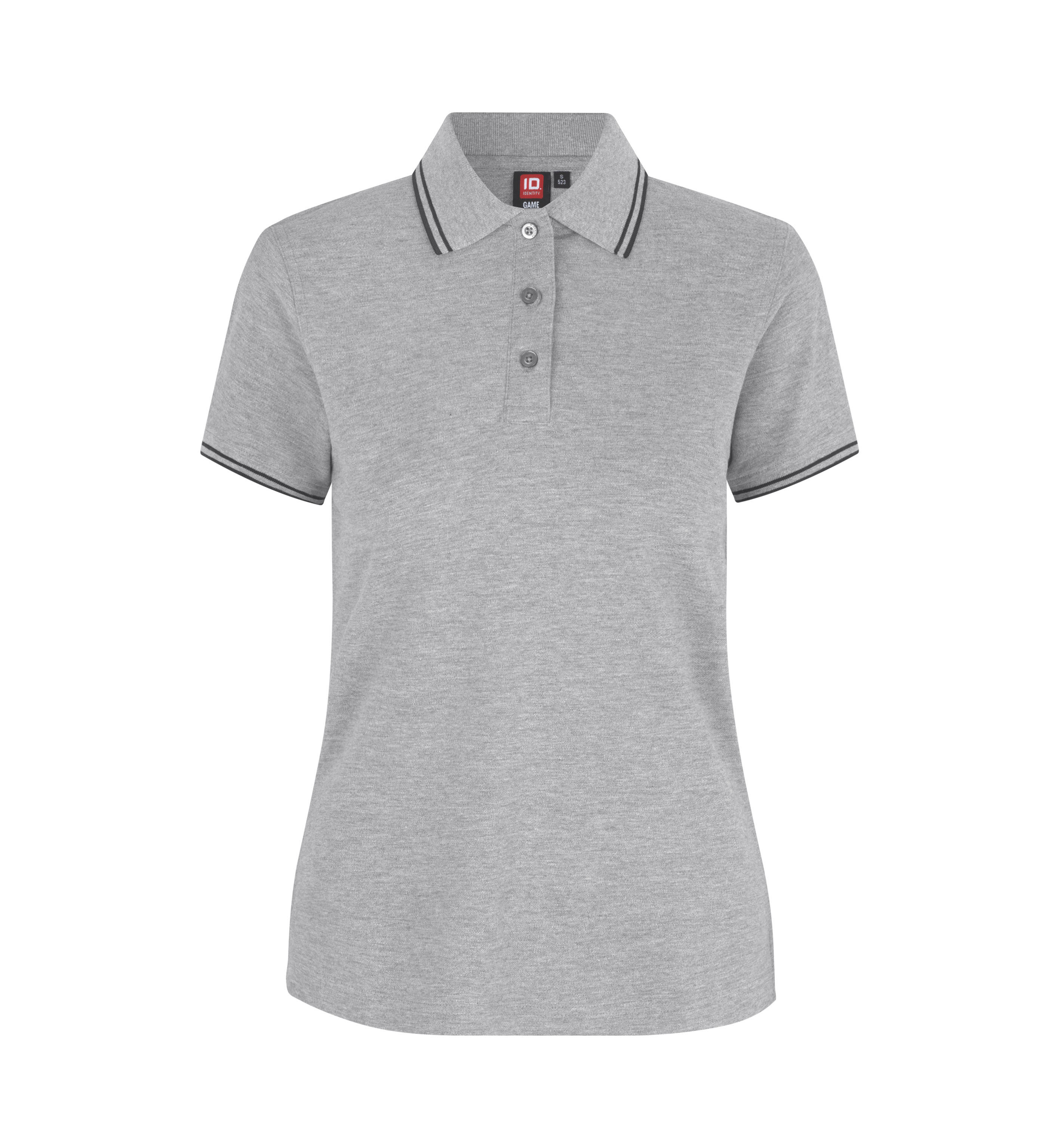 Kontrast Poloshirt | Stretch | Damen