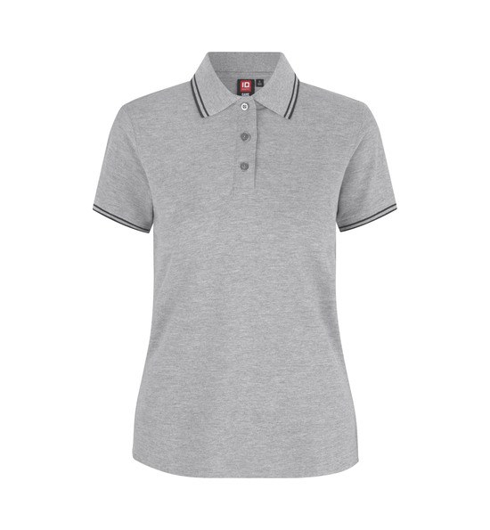 Kontrast Poloshirt | Stretch | Damen