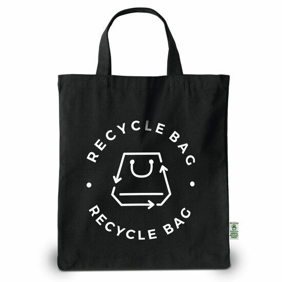 NÜRNBERG - Tragetasche aus schwerer, recycelter Baumwolle mit kurzen Henkeln