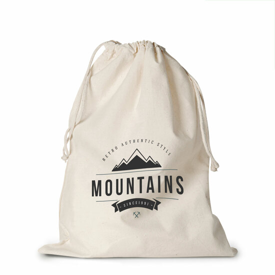 MANILA - Baumwollbeutel mit Zuziehkordel