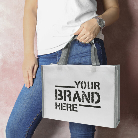 BERGEN - Tragetasche mit Boden- Seitenfalte