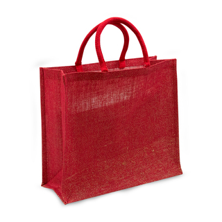 Jute Taschen  DJK011 45 x 17 x 40 cm rot-gold
