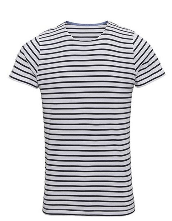 AQ072 Asquith & Fox Men´s Marinière Coastal Short Sleeve Tee