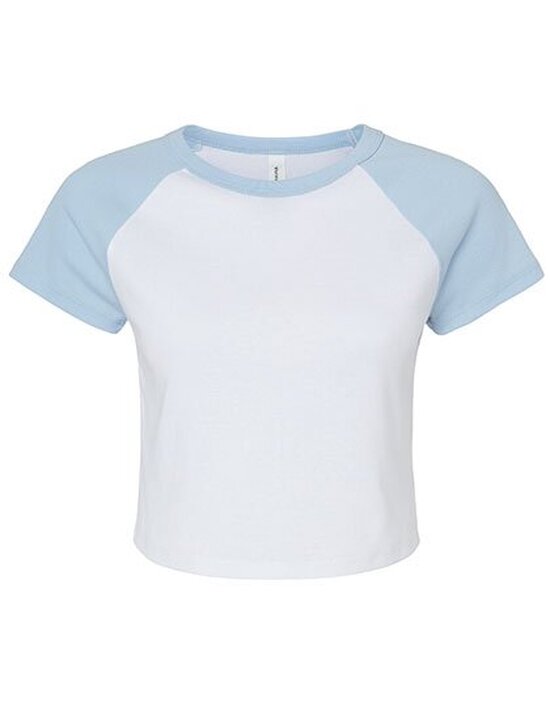BL1201 Bella Women´s Micro Rib Raglan Baby Tee