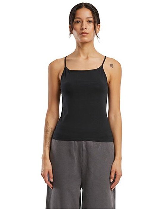 Ladies Stretch Jersey Short Slim Top