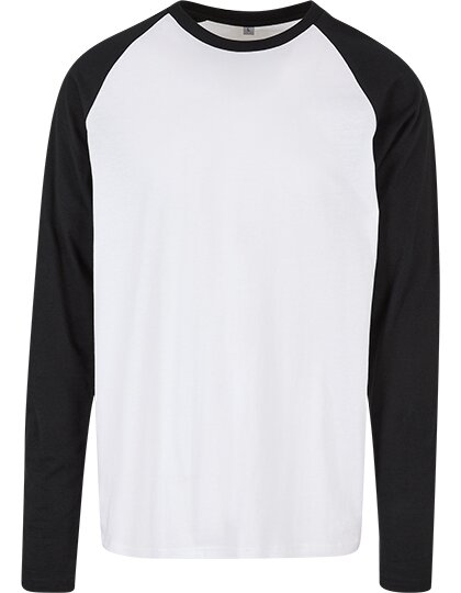BYBB023 Men´s Contrast Raglan Longsleeve T-Shirt