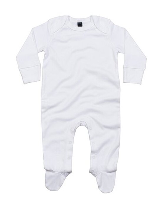 Baby Organic Sleepsuit with Scratch Mitts