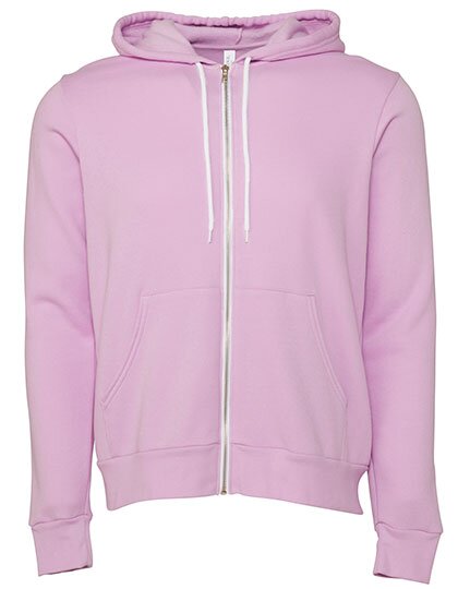 Unisex Zip-Up Poly-Cotton Fleece Hoodie