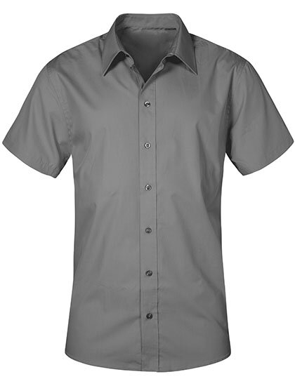 Men`s Poplin Shirt Short Sleeve