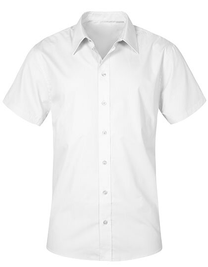 Men`s Poplin Shirt Short Sleeve