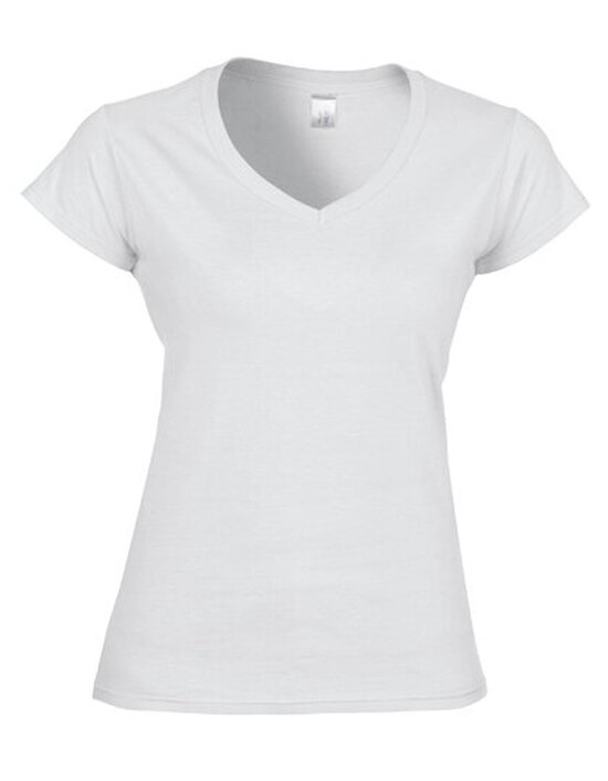 Softstyle® Ladies` V-Neck T-Shirt