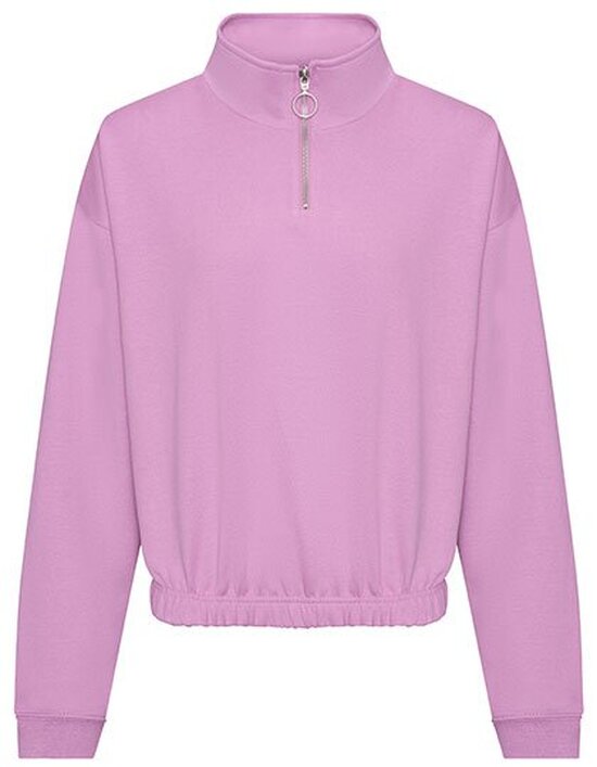 JH037 Women´s Cropped 1/4 Zip Sweat