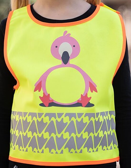 KX119K Korntex Children's Safety Vest Funtastic Wildlife CO² Neutral