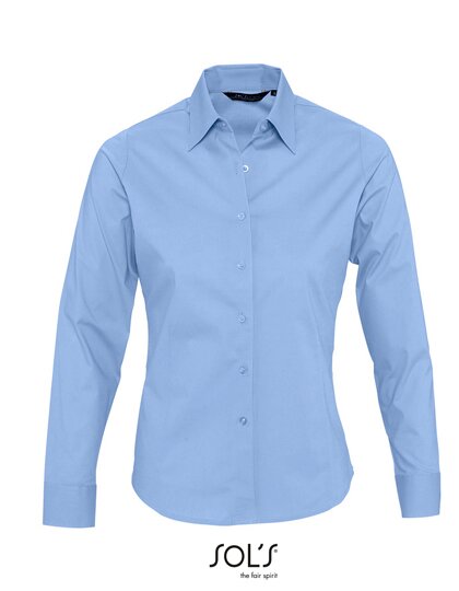 Ladies` Long Sleeved Stretch Shirt Eden