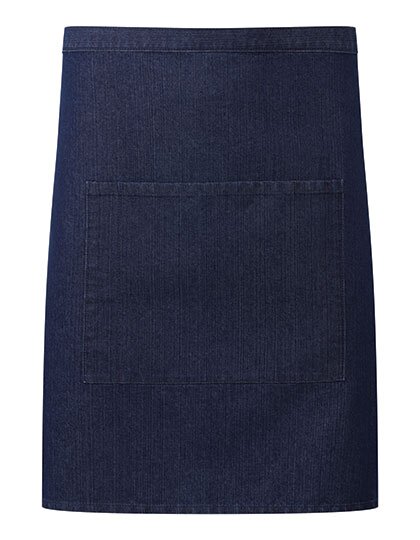 PW141 Premier Workwear Colours Mid Length Apron with Pocket