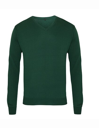 Men`s V-Neck Knitted Sweater