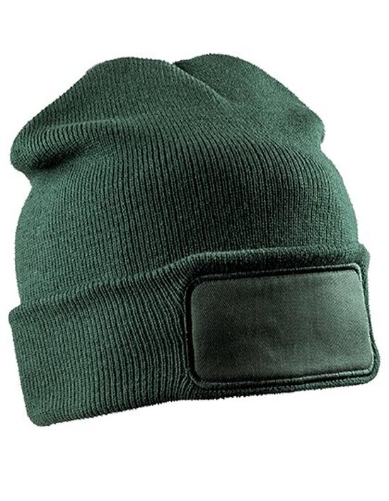 Recycled Double Knit Printers Beanie