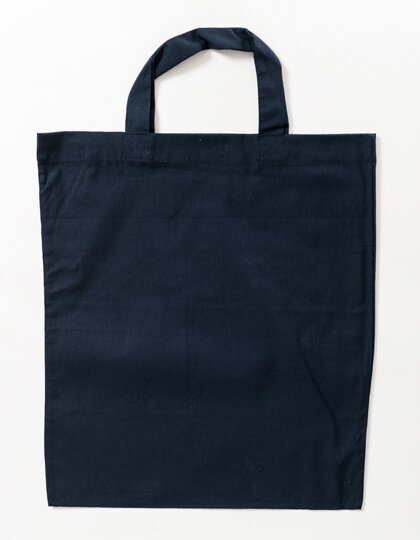 Baumwolltasche, kurze Henkel