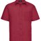 Men`s Short Sleeve Classic Polycotton Poplin Shirt