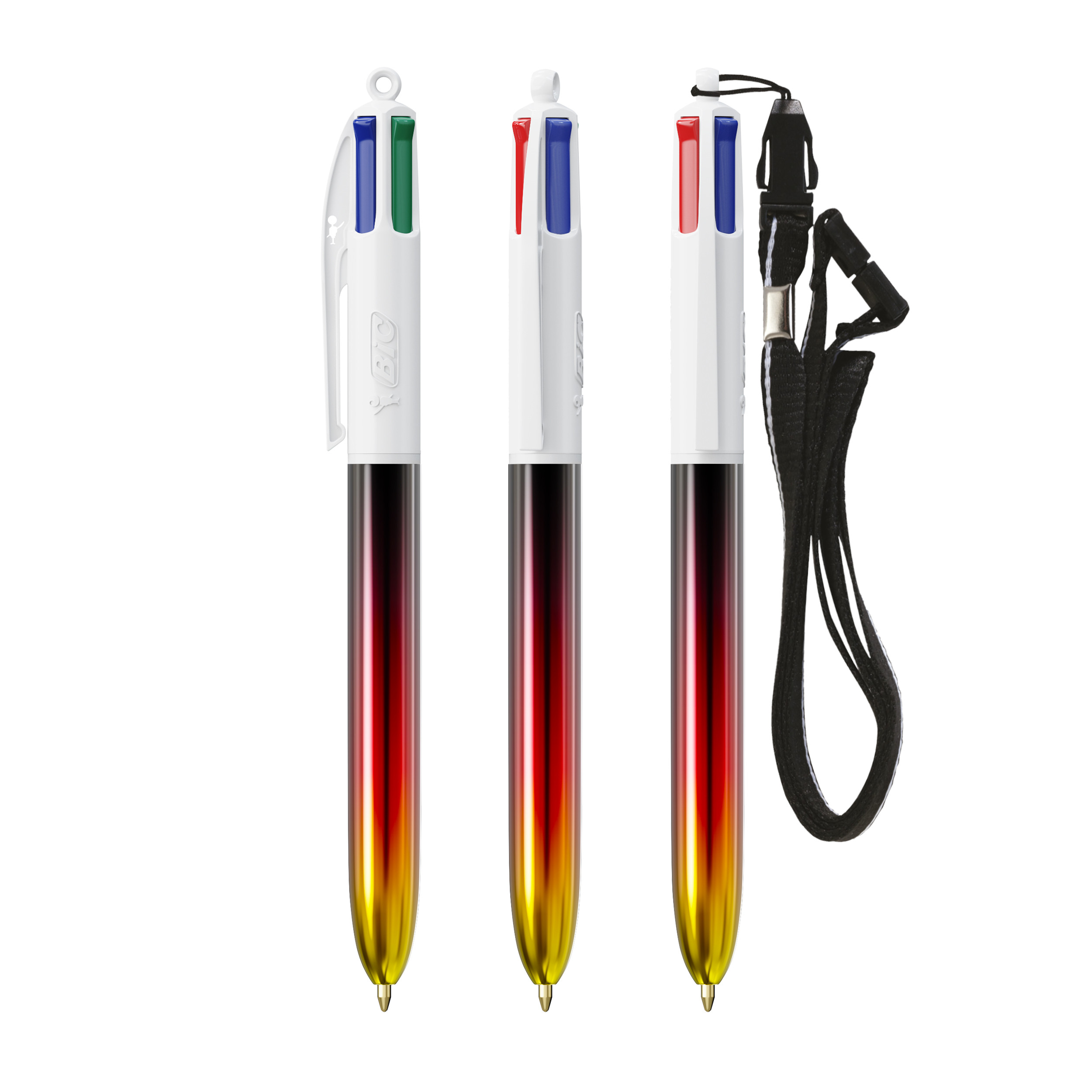 BIC® 4 Colours® Flaggen Kollektion + Schlüsselband