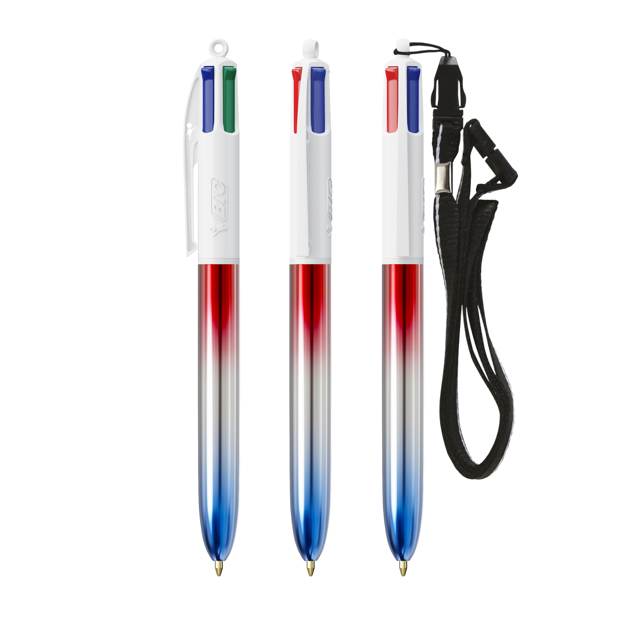 BIC® 4 Colours® Flaggen Kollektion + Schlüsselband