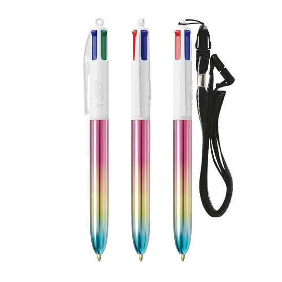 BIC® 4 Colours® Gradient + Umhängeband