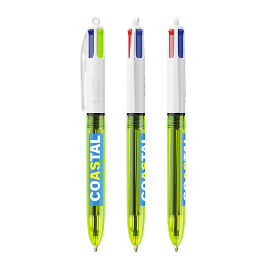 BIC® 4 Farben Fluo Kugelschreiber